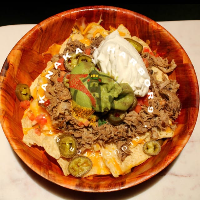 Hawaiian Pork Nachos.